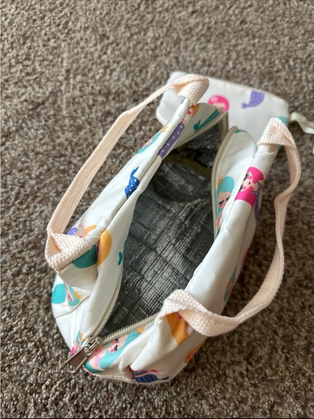 Kids Mermaid Lunch Bag & Extra Pouch